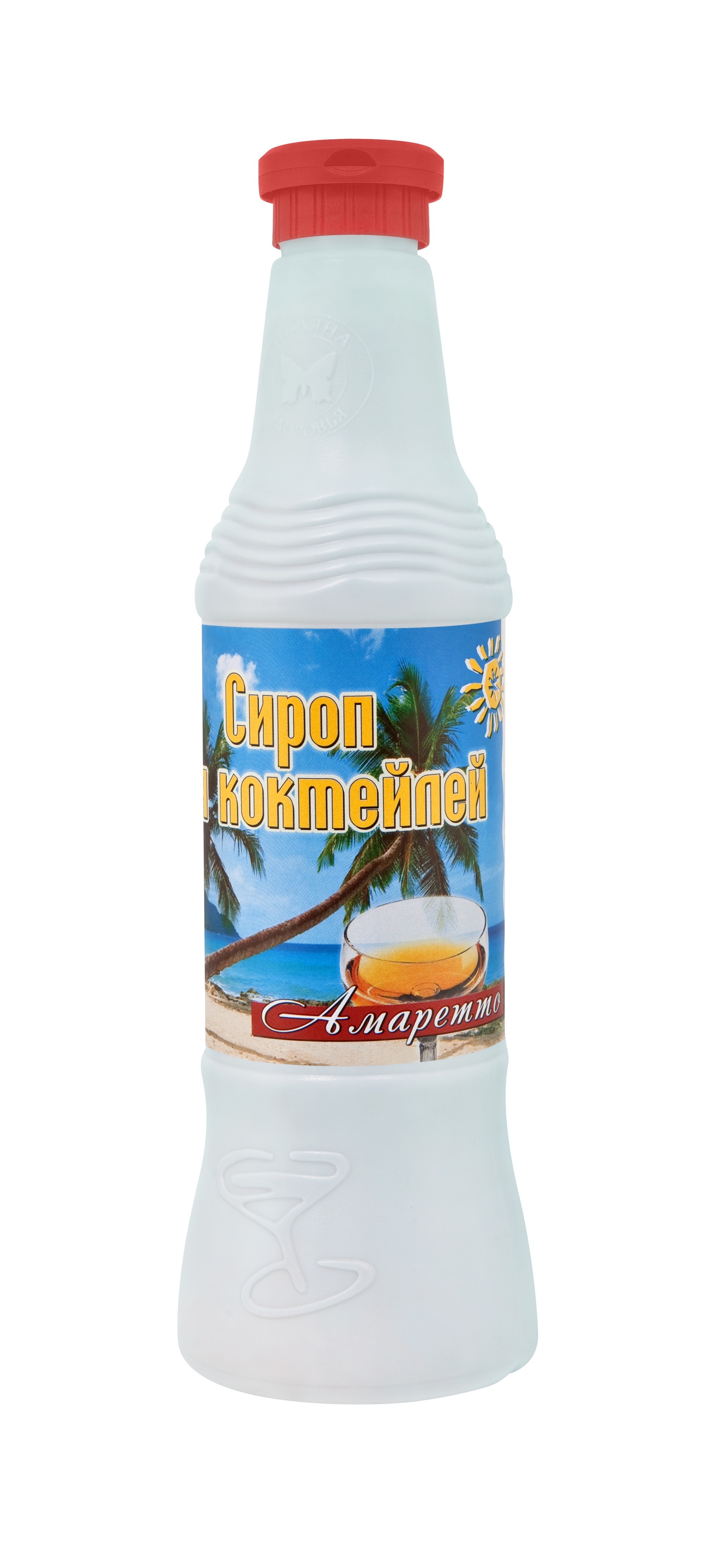 Сироп для коктейля, Амаретто, бутылка – ПЭТ 0,75 л, Поляна здоровья