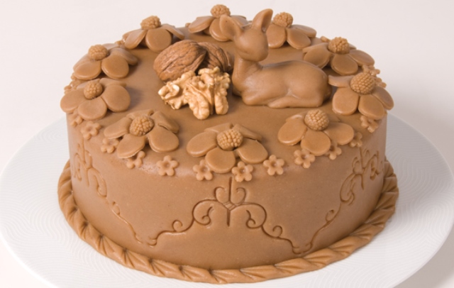Марципановая масса для покрытия и декорации со вкусом грецкого ореха FO Marzipan Dough Walnut 24*1 O